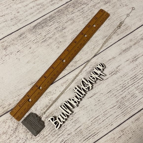 *The Cemeterrarium Here Lyes Mary Higginson Handmade Tombstone Necklace - Picture 5 of 5